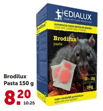 Promoties Brodilux pasta - Edialux - Geldig van 20/10/2021 tot 30/10/2021 bij Aveve