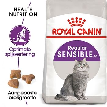 Leggen homoseksueel uitlaat Royal Canin 4kg Regular Sensible 33 Royal Canin Kattenvoer - Promotie bij  Zooplus
