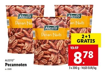 Promoties Pecannoten - Alesto - Geldig van 25/10/2021 tot 31/10/2021 bij Lidl