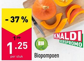 Promoties Biopompoen - Huismerk - Aldi - Geldig van 25/10/2021 tot 30/10/2021 bij Aldi