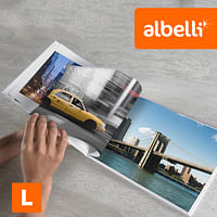 Fotoboek Maken - Liggend Large 28x21 cm met Fotokaft of Linnen Kaft-Huismerk - Albelli