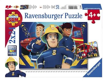 Promoties Ravensburger puzzel 2-in-1 Brandweerman Sam - Sam helpt je uit de brand - Geldig van 22/10/2021 tot 09/11/2021 bij Dreamland