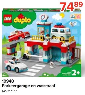 Promoties 10948 parkeergarage en wasstraat - Lego - Geldig van 28/10/2021 tot 06/12/2021 bij Euro Shop