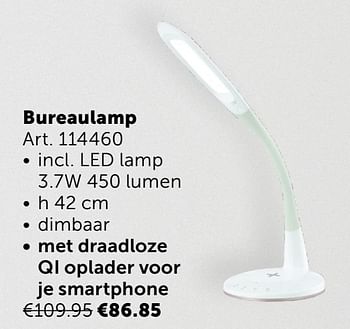 Promoties Bureaulamp - Huismerk - Zelfbouwmarkt - Geldig van 02/11/2021 tot 29/11/2021 bij Zelfbouwmarkt