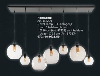 Promoties Hanglamp - Huismerk - Zelfbouwmarkt - Geldig van 02/11/2021 tot 29/11/2021 bij Zelfbouwmarkt