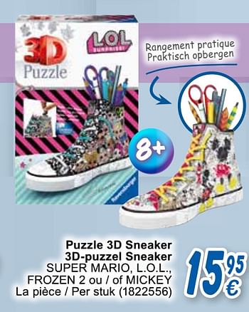 Ravensburger - Puzzle 3D Sneaker - Super Mario