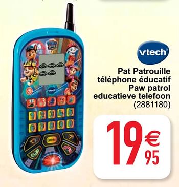 systeem Onafhankelijk Worden Vtech Pat patrouille téléphone éducatif paw patrol educatieve telefoon -  Promotie bij Cora