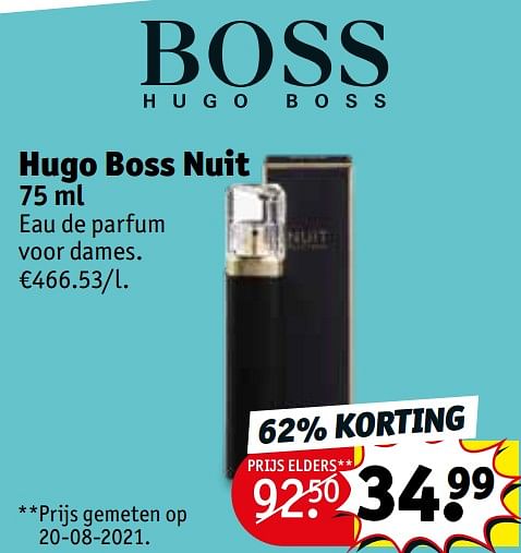 Hugo boss nuit 30 ml clearance kruidvat