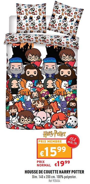 Promotions Housse de couette harry potter - Harry Potter - Valide de 27/10/2021 à 31/10/2021 chez Trafic
