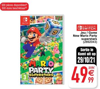 Nintendo Jeu Game New Mario Party Superstars Promotie Bij Cora