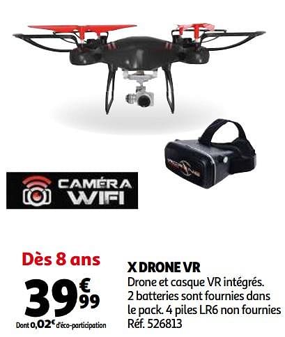 drone quadcopter auchan