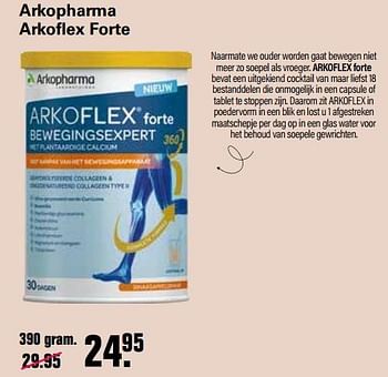 Promoties Arkopharma arkoflex forte - Arkopharma - Geldig van 22/10/2021 tot 08/11/2021 bij De Online Drogist