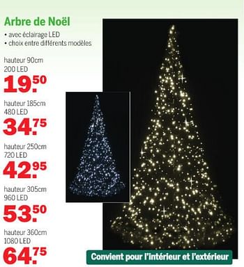 Promotions Arbre de noël - Produit Maison - Van Cranenbroek - Valide de 24/10/2021 à 14/11/2021 chez Van Cranenbroek