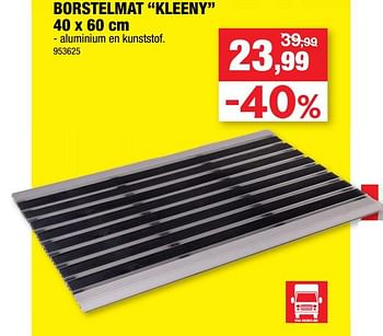Promoties Borstelmat kleeny - Merk onbekend - Geldig van 27/10/2021 tot 07/11/2021 bij Hubo