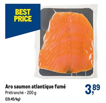 Promotions Aro saumon atlantique fumé - Artist & Co - Valide de 03/11/2021 à 16/11/2021 chez Makro