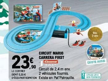 Carrera Circuit mario carrera first - En promotion chez E.Leclerc