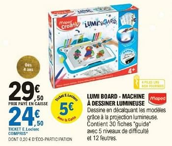 MACHINE À DESSINER Lumi Board