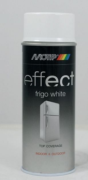 Promoties MoTip Deco Effects hoogglans verf Frigo White 400ml - Motip - Geldig van 03/10/2021 tot 02/01/2022 bij Brico