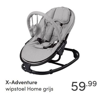 Xadventure X-adventure wipstoel grijs - Promotie bij Baby & Tiener Megastore