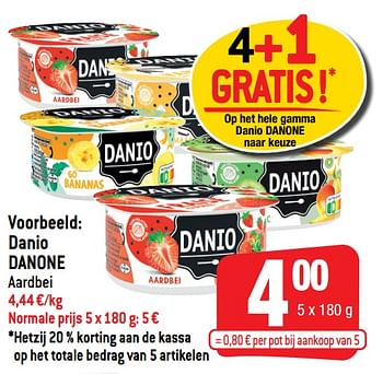 Promoties Danio danone - Danone - Geldig van 03/11/2021 tot 09/11/2021 bij Smatch