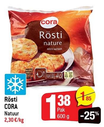 Promoties Rösti cora - Huismerk - Smatch - Geldig van 03/11/2021 tot 09/11/2021 bij Smatch