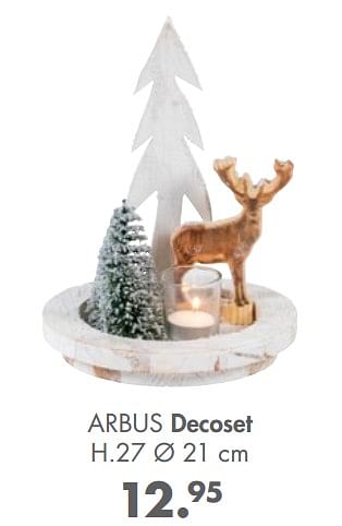 Promoties Arbus decoset - Huismerk - Casa - Geldig van 01/11/2021 tot 25/12/2021 bij Casa