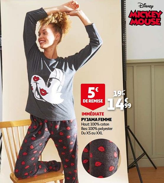 Auchan discount pyjama femme