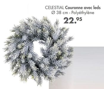 Promotions Celestial couronne avec leds - Produit maison - Casa - Valide de 01/11/2021 à 25/12/2021 chez Casa