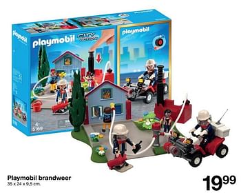 Promoties Playmobil brandweer - Playmobil - Geldig van 06/11/2021 tot 12/11/2021 bij Zeeman