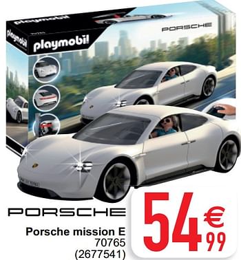 PLAYMOBIL 70765 Porsche Mission E- Porsche - voiture de sport