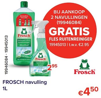 Promoties Frosch navulling - Frosch - Geldig van 01/11/2021 tot 30/11/2021 bij Euro Shop