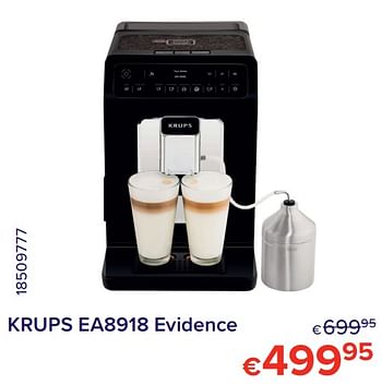Promoties Krups ea8918 evidence - Krups - Geldig van 01/11/2021 tot 30/11/2021 bij Euro Shop