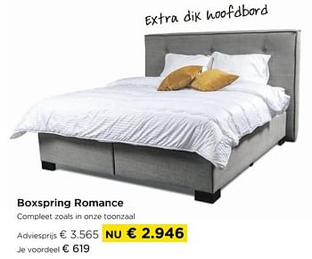 Promoties Boxspring romance - Huismerk - Molecule - Geldig van 01/11/2021 tot 30/11/2021 bij Molecule