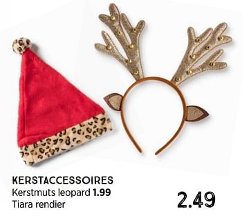 Promoties Kerstaccessoires tiara rendier - Huismerk - Xenos - Geldig van 08/11/2021 tot 26/12/2021 bij Xenos