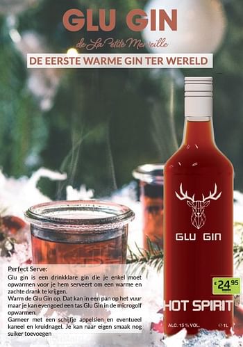 Promoties Glu gin - Glu Gin - Geldig van 19/11/2021 tot 28/11/2021 bij BelBev