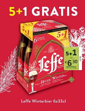 Promoties Leffe winterbier - Leffe - Geldig van 19/11/2021 tot 28/11/2021 bij BelBev