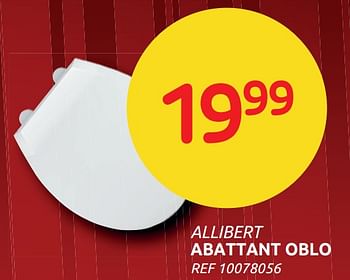 Promoties Abattant oblo - Allibert - Geldig van 17/11/2021 tot 29/11/2021 bij Brico