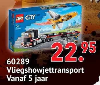 Promoties 60289 vliegshowjettransport - Lego - Geldig van 01/11/2021 tot 06/12/2021 bij Freetime