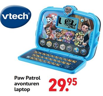 Promoties Paw patrol avonturen laptop - Vtech - Geldig van 01/11/2021 tot 06/12/2021 bij Freetime