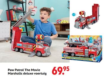 Promoties Paw patrol the movie marshalls deluxe voertuig - Spin Master - Geldig van 01/11/2021 tot 06/12/2021 bij Freetime