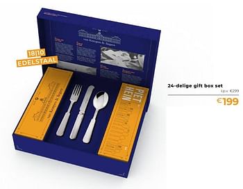 Promoties 24-delige gift box set - van Kempen & Begeer - Geldig van 01/10/2021 tot 30/11/2021 bij Freetime