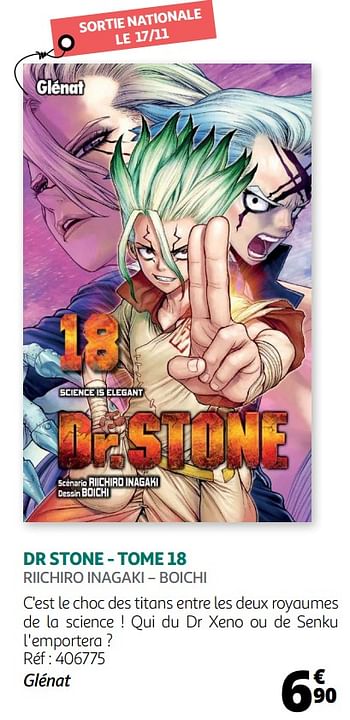 Produit Maison Auchan Ronq Dr Stone Tome 18 En Promotion Chez Auchan Ronq