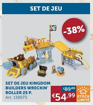 Promotions Set de jeu kingdom builders wreckin` roller 25 p - Produit maison - Zelfbouwmarkt - Valide de 16/11/2021 à 20/12/2021 chez Zelfbouwmarkt