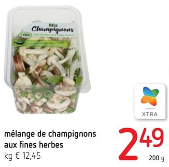Promotions Mélange de champignons aux fines herbes - Produit Maison - Spar Retail - Valide de 18/11/2021 à 01/12/2021 chez Spar (Colruytgroup)
