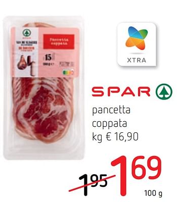 Promotions Pancetta coppata - Spar - Valide de 18/11/2021 à 01/12/2021 chez Spar (Colruytgroup)