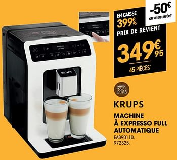 Promotions Krups machine à expresso full automatique ea890110 - Krups - Valide de 17/11/2021 à 29/11/2021 chez Electro Depot