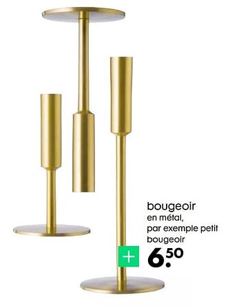 Promotions Bougeoir - Produit maison - Hema - Valide de 17/11/2021 à 27/11/2021 chez Hema