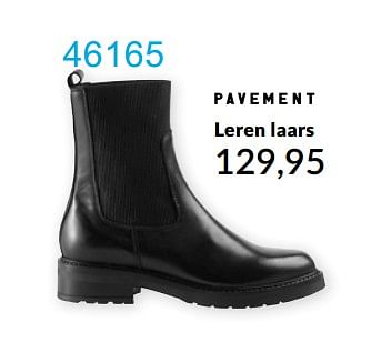 Promoties Leren laars - Pavement - Geldig van 20/09/2021 tot 28/11/2021 bij Bon'A Parte
