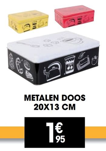 Promoties Metalen doos - Huismerk - Electro Depot - Geldig van 23/11/2021 tot 05/12/2021 bij Electro Depot