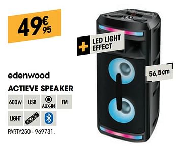 Promoties Edenwood actieve speaker party250 - Edenwood  - Geldig van 23/11/2021 tot 05/12/2021 bij Electro Depot